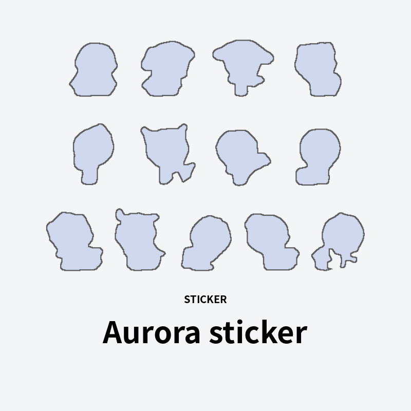 Aurora sticker