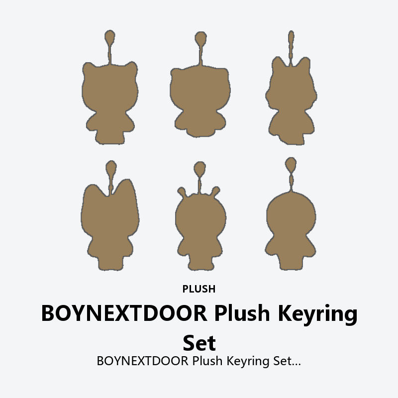 Plush Keyring Set