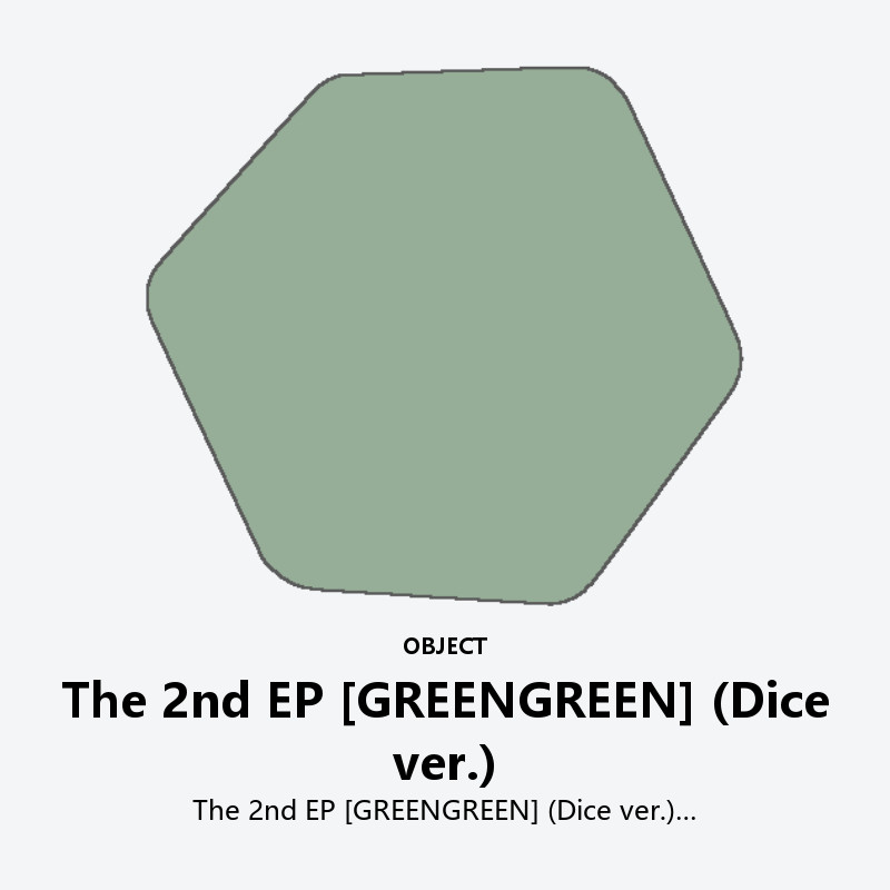 The 2nd EP [GREENGREEN] (Dice ver.)