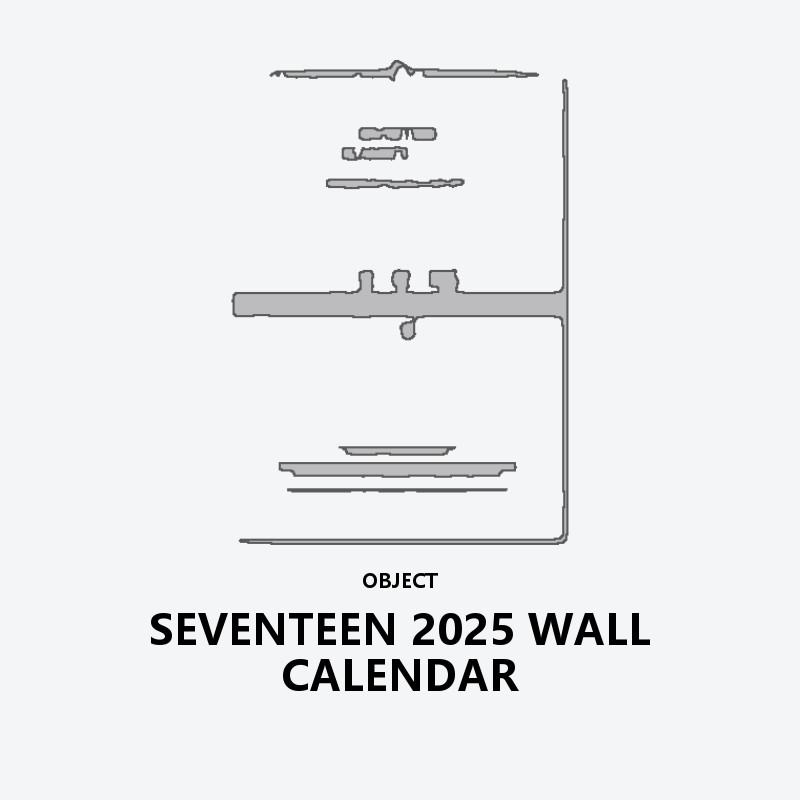SEVENTEEN 2025 WALL CALENDAR