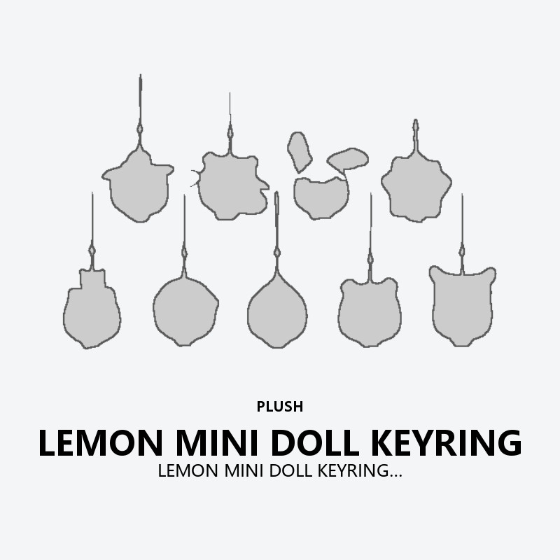 LEMON MINI DOLL KEYRING