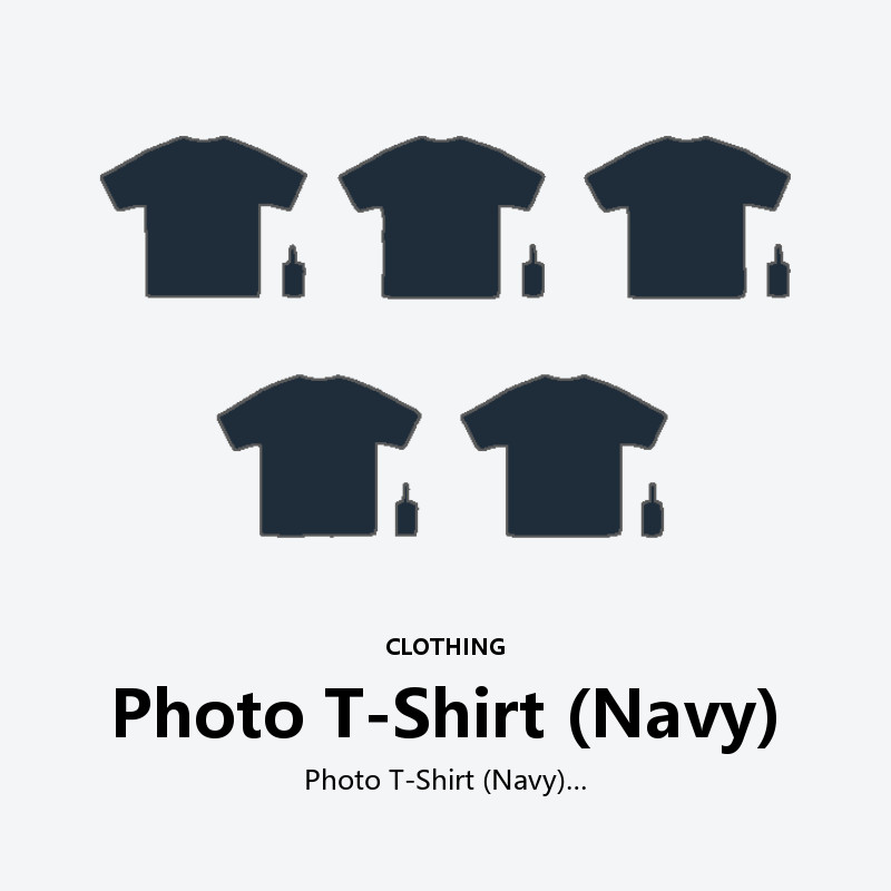 Photo T-Shirt (Navy)