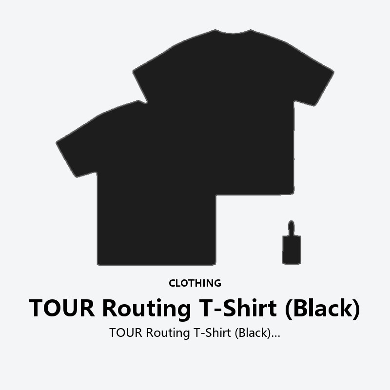 TOUR Routing T-Shirt (Black)